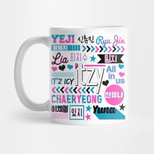 ITZY Collage Mug